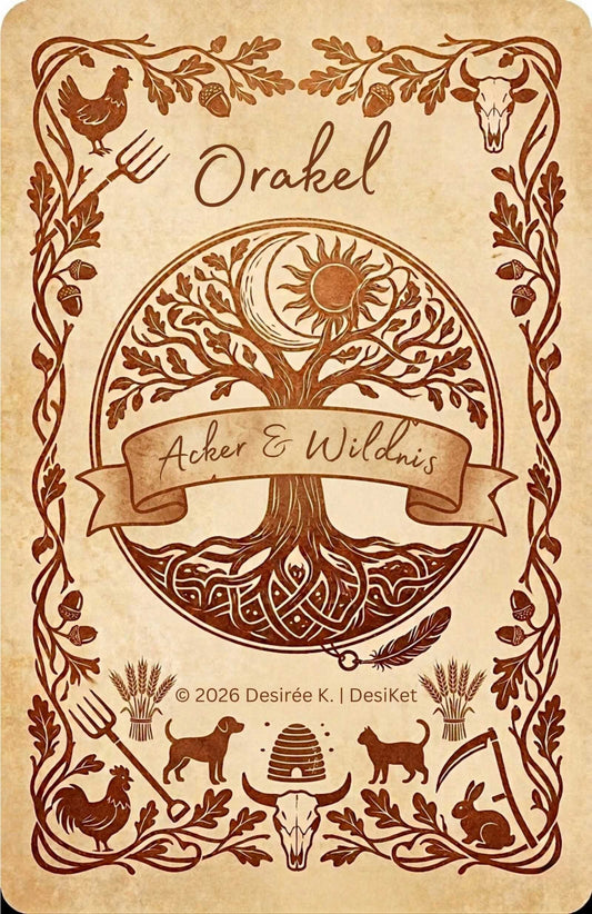 Acker & Wildnis Orakel (Rückseite)