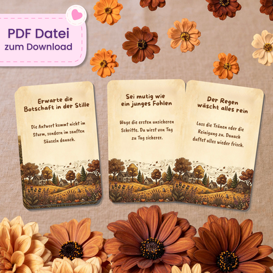 🌬️ Stimmen des Windes Orakel (35 Stück | PDF Download)
