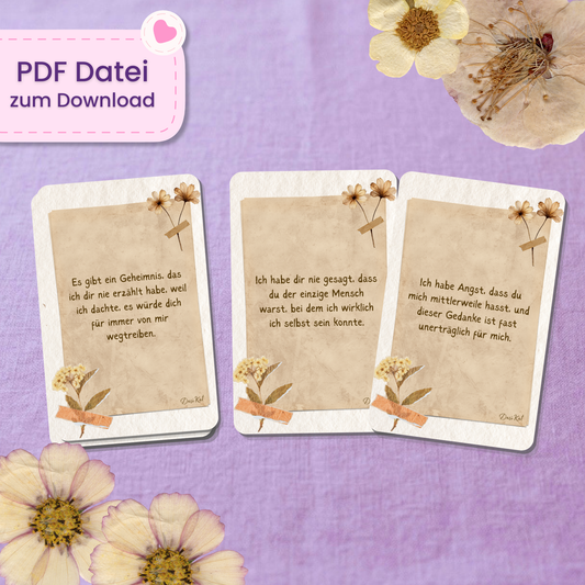 💬 Schattenworte Orakel (55 Stück | PDF Download)