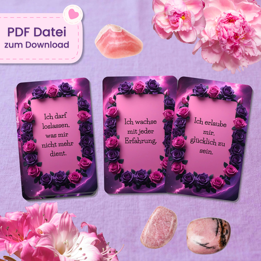 💖 Seelen Affirmationen (32 Stück | PDF Download)