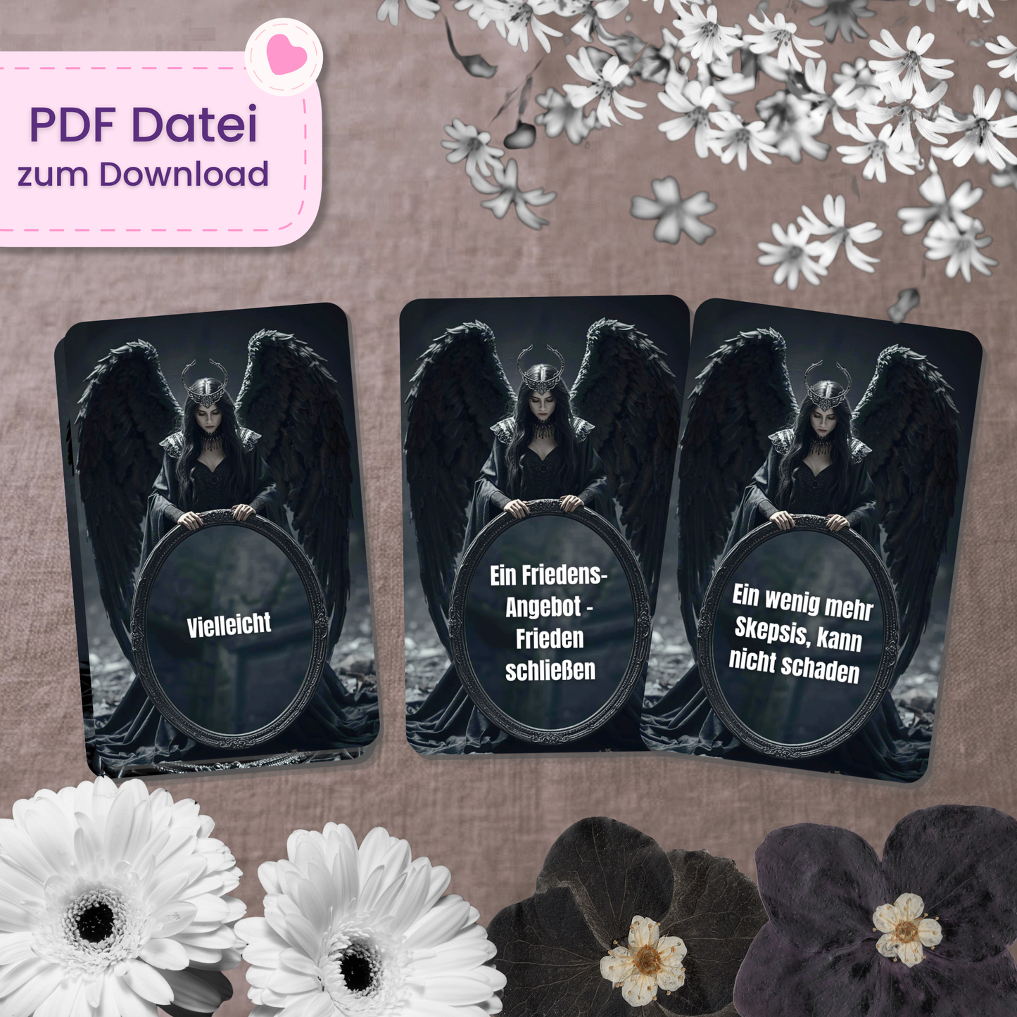 🪽 Orakel der Engel (55 Stück | PDF Download)