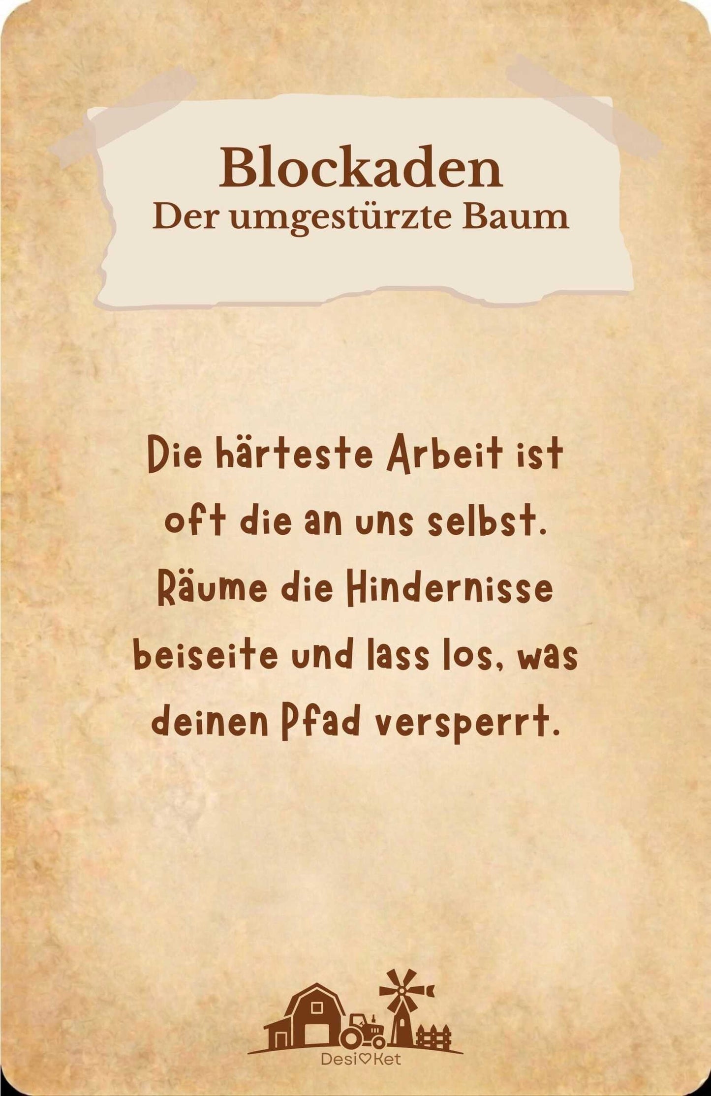Acker & Wildnis Orakel Beispiel 1