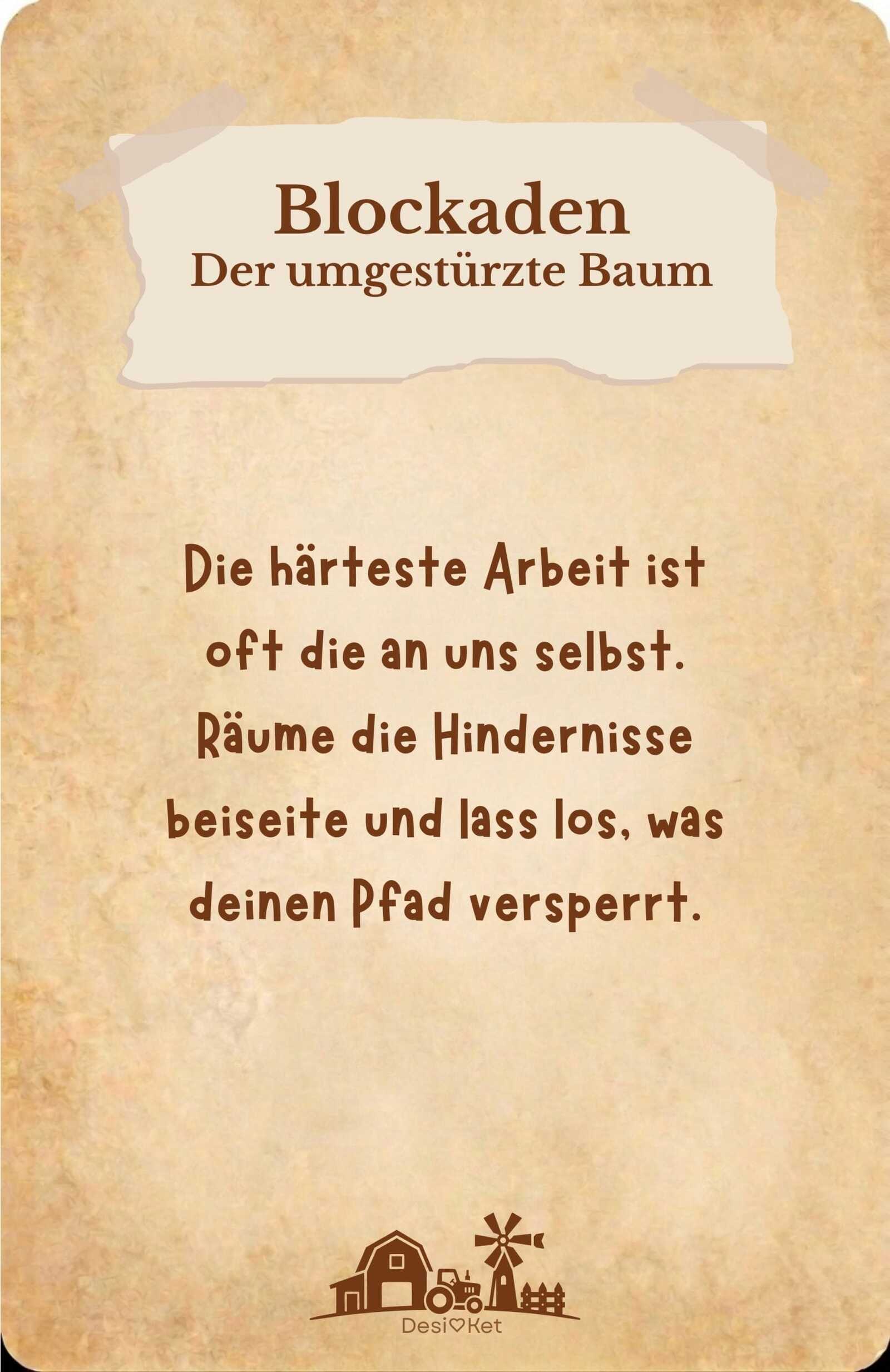 Acker & Wildnis Orakel Beispiel 1