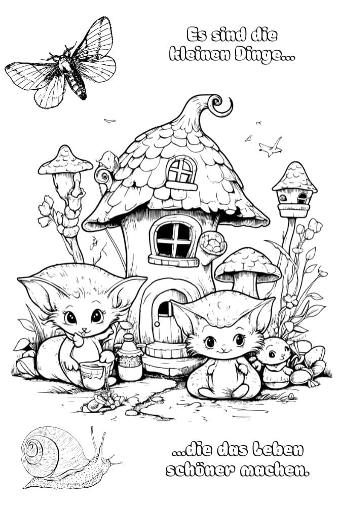 Mystisches Malbuch Motiv 4