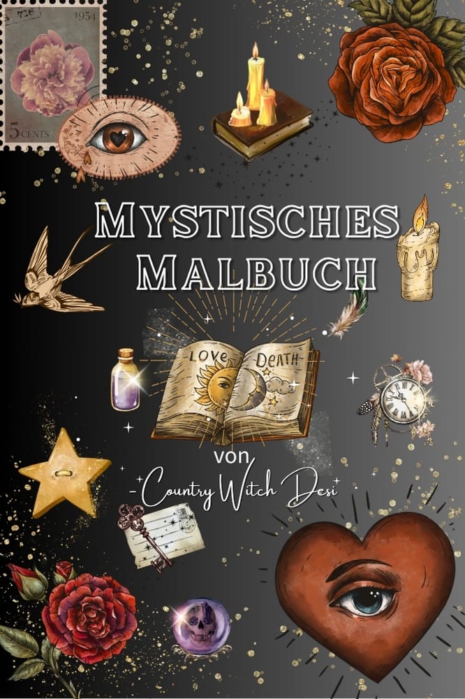 Mystisches Malbuch Titelbild