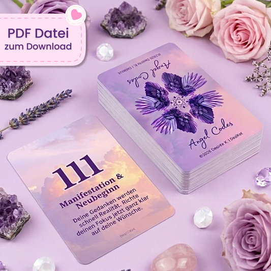 😇 Angel Codes Orakel (54 Stück | PDF Download)