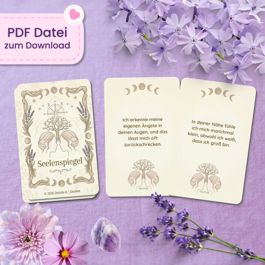 👯 Seelenspiegel Orakel (35 Stück | PDF Download)