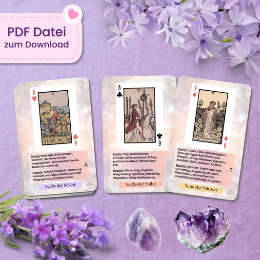 ✨ Bright Tarot mit Bedeutung (78 Stück | PDF Download)