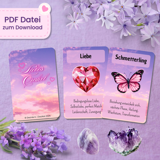🩷 Liebes Orakel (54 Stück | PDF Download)