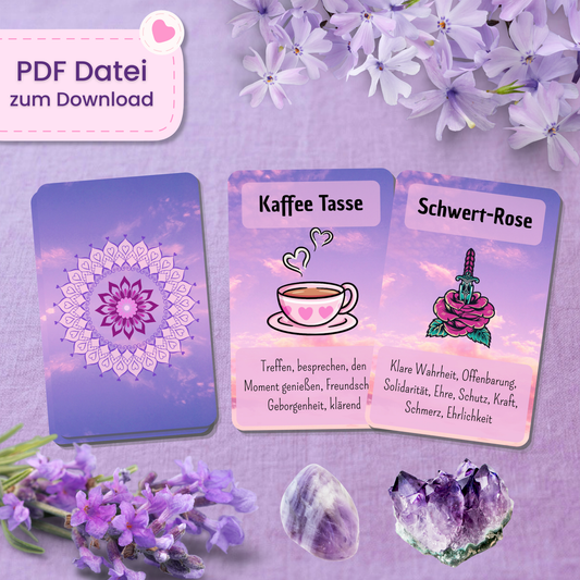 🩷 Liebes Orakel (54 Stück | PDF Download)