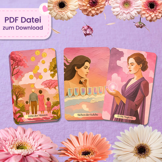 🎨 Acryl Art Tarot (78 Stück | PDF Download)