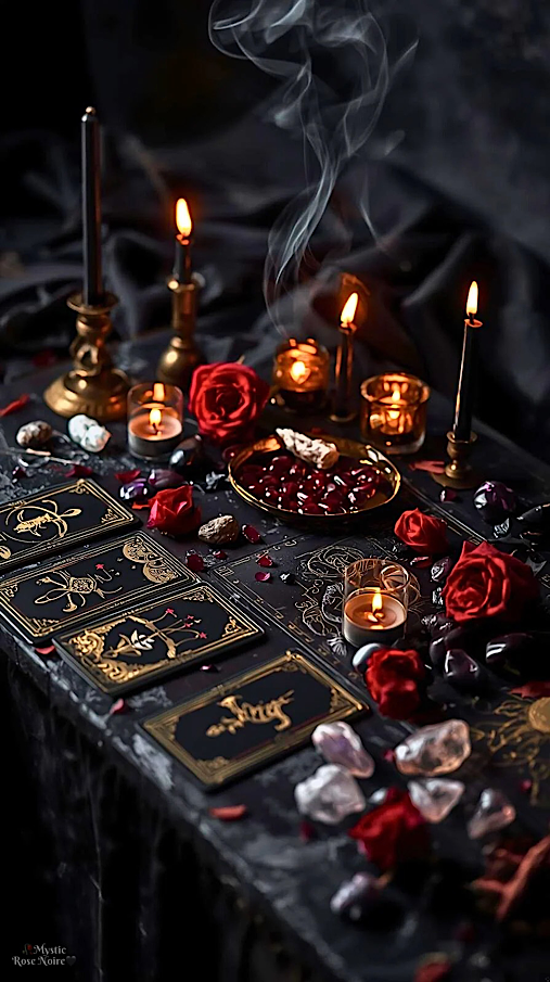 Mystic Dark Tarot Ai Wallpaper 1